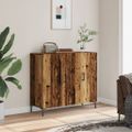 vidaXL Komoda staré drevo 90x34x80 cm kompozitné drevo