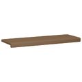 vidaXL Vankúš na lavičku Umelá koža Kapučínová Hĺbka 35 cm
