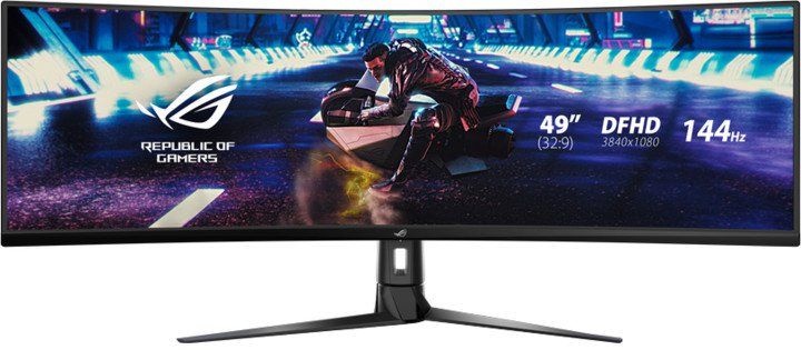 ASUS ROG/Strix XG49VQ/49''/VA/3840x1080/144Hz/4ms/Black/3R