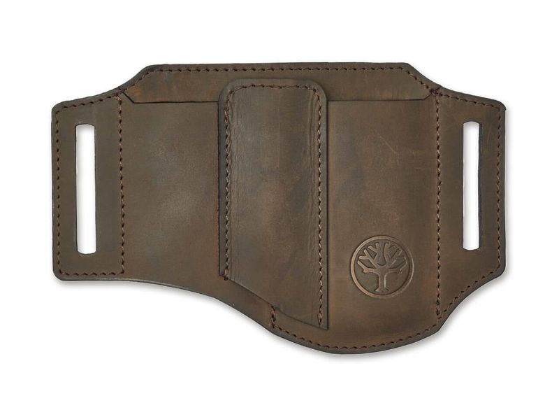Böker Manufaktur Solingen 09BO296 ED-Three Brown puzdro z nubukovej kože, 3 predmety, hnedá