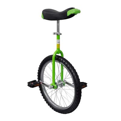 Zelená nastaviteľná jednokolka 20''