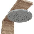 vidaXL Vonkajšia sprcha béžový 50x55x224 cm polyratan a akácia
