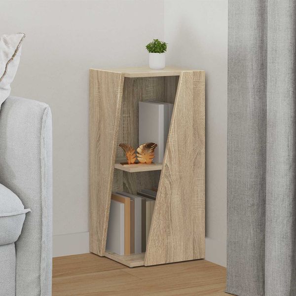 vidaXL Bočná polica Sonoma dub 33 x 32 x 70,5 cm Kompozitné drevo