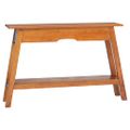 vidaXL Konzolový stolík 110x30x75 cm masívny mahagón
