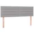 vidaXL Boxspring posteľ s matracom bledosivá 140x200 cm látka