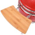 vidaXL Kamado gril s udiarňou keramika 33 cm