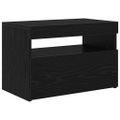 vidaXL TV skrinka 60 x 35 x 40 cm Čierny dub Kompozitné drevo