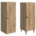 vidaXL Sada skríň 2 ks Dub artisan Kompozitné drevo