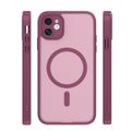 Mag Matt case for iPhone 11 maroon camera protection