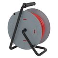 Prodlužovací kabel EMOS P19450P na bubne 50 m / 4 zásuvky / červený / PVC / 230 V / 1,5 mm2