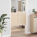 vidaXL Kladivové dvere 2 ks 80 x 50 cm Borovicový masív Prírodná