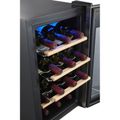 GUZZANTI GZ 1535S, Vinotéka, čierna/nerez