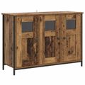 vidaXL Servírovacia skriňa Staré drevo 100 x 35 x 70 cm
