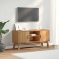 vidaXL TV skrinka OLDEN, hnedá 114x43x57 cm, borovicový masív