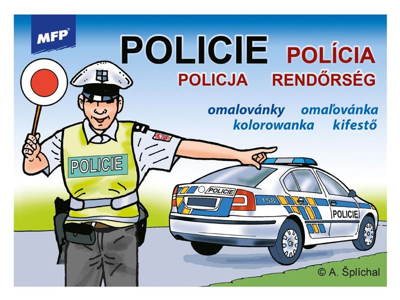 Omaľovánky MFP Polícia