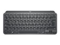 Klávesnica - podsvietená - bezdrôtová - Bluetooth LE - QWERTY - britská - grafitová
