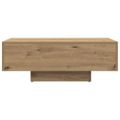 vidaXL Konferenčný stolík dub artisan 85x55x31 cm kompozitné drevo