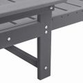 vidaXL Lehátko 3 ks Polyetylén Svetlosivá
