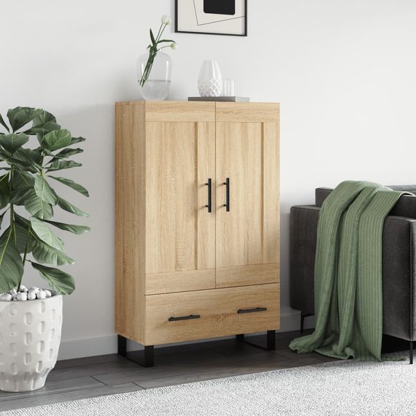 vidaXL Vysoká skrinka dub sonoma 69,5x31x115 cm kompozitné drevo