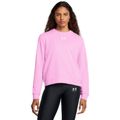 Dámska mikina Rival Terry Crew Pink - Under Armour, veľkosť XS, veľkosť oblečenia XS