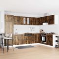 vidaXL Skriňa pod umývadlo Porto 2 ks Hnedá 80 x 46 x 81,5 cm
