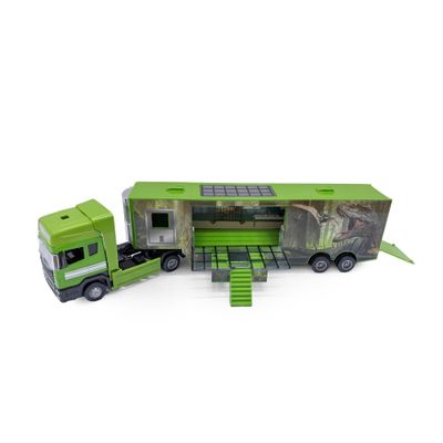 Auto kamión kov/plast s motívom dinosaura II.