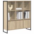 vidaXL Knižnica 99,5 x 30 x 108 cm Kompozitné drevo Sonoma