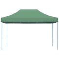 vidaXL Skladací pop-up párty stan zelený 410x279x315 cm