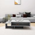 vidaXL Konferenčný stolík, betónovo sivý 105x55x32cm, kompozitné drevo