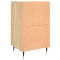 vidaXL Nočné stolíky 2 ks dub sonoma 40x35x69 cm kompozitné drevo