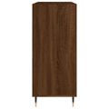 vidaXL Skrinka na platne hnedý dub 84,5x38x48 cm kompozitné drevo