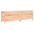 vidaXL Záhradný úložný box 198,5x50x56,5 cm jedľové masívne drevo