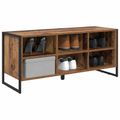 vidaXL Skriňa na topánky 100 x 35 x 44 cm Kompozitné drevo Staré drevo