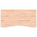 vidaXL Stolová doska 110x(50-55)x4 cm masívny buk