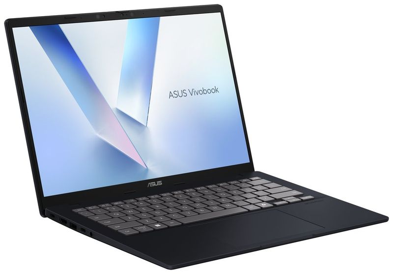 ASUS Vivobook/ X1-26-100/ 16GB/ 1TB SSD/ Qualcomm® Adreno/ 14"WUXGA,matný/ W11H/ modrý Notebook, Snapdragon X1-26-100, 16GB LPDDR5X, 1TB SSD, Adreno, 14" WUXGA, W11H, modrý