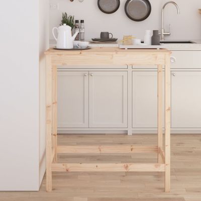 vidaXL Barový stolík 100x50x110 cm borovicový masív