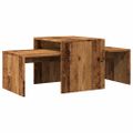 vidaXL Konferenčný stolík staré drevo 100x48x40 cm kompozitné drevo