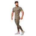 Bežecké legíny Pulse Vetiver - GymBeam, veľkosť M, veľkosť oblečenia M
