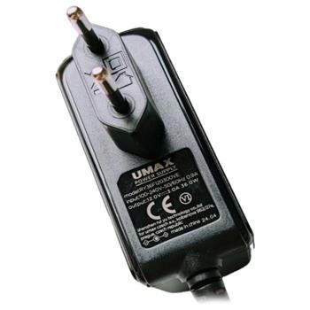UMAX napájecí adaptér 12V / 3A pro notebook VisionBook/ konektory 3,5 mm x 1,35 mm Napájecí adaptér, pro UMAX VisionBook 14We/14Wa/14Wg/13Wa/12Wa/10Wa, 12V/3A, cerný