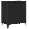 vidaXL Servírovacia skriňa Čierny dub 60 x 35 x 70 cm Kompozitné drevo