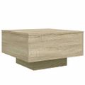 vidaXL Konferenčný stolík dub sonoma 55x55x31 cm kompozitné drevo