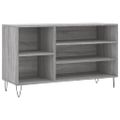 vidaXL Botník sivý dub sonoma 102x36x60 cm spracované drevo
