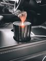 Aroma difuzor Car Flame do auta čierny 100ml, USB-C, do držiaka na pitie SIXTOL