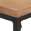 vidaXL Konzolový stolík 110x35x75 cm, akáciový masív