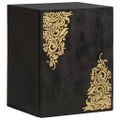 vidaXL Set kabinetov do kúpeľne 5 ks Čierna 62 x 33 x 58 cm