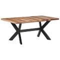 vidaXL Jedálenský stôl 180x90x75 cm, drevený masív s medovým náterom