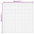 vidaXL Záťažová prikrývka bledokrémová 200x200 cm 13 kg látka