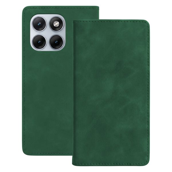 Smart Suede case for Motorola Moto G34 green