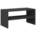 vidaXL Regál na topánky stohovateľné čierny dub 60x30x30,5 cm