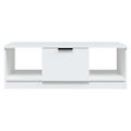 vidaXL Konferenčný stolík biely 102x50x36 cm kompozitné drevo